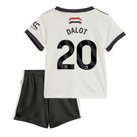 Manchester United Diogo Dalot #20 Fotballklær Tredjedraktsett Barn 2024-25 Kortermet (+ korte bukser)